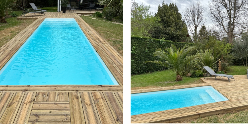 Piscine liner Orthez par Aquattitude Landes
