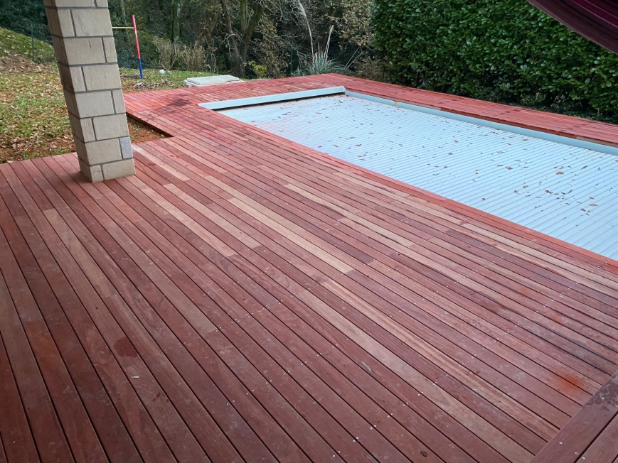 Terrasse en padouk St Jean de Luz Aquattitude Pays Basque