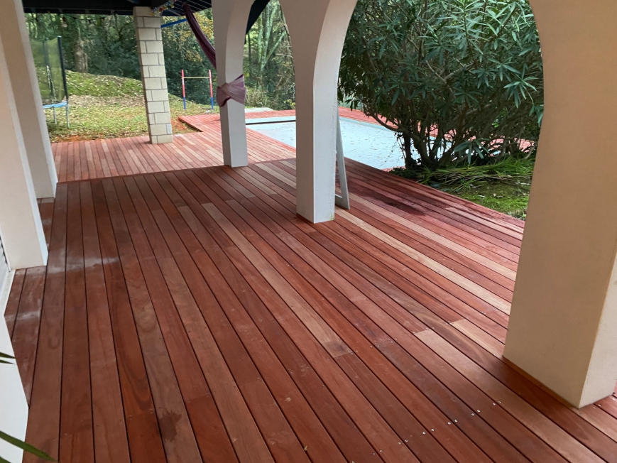 Terrasse en padouk St Jean de Luz Aquattitude 64