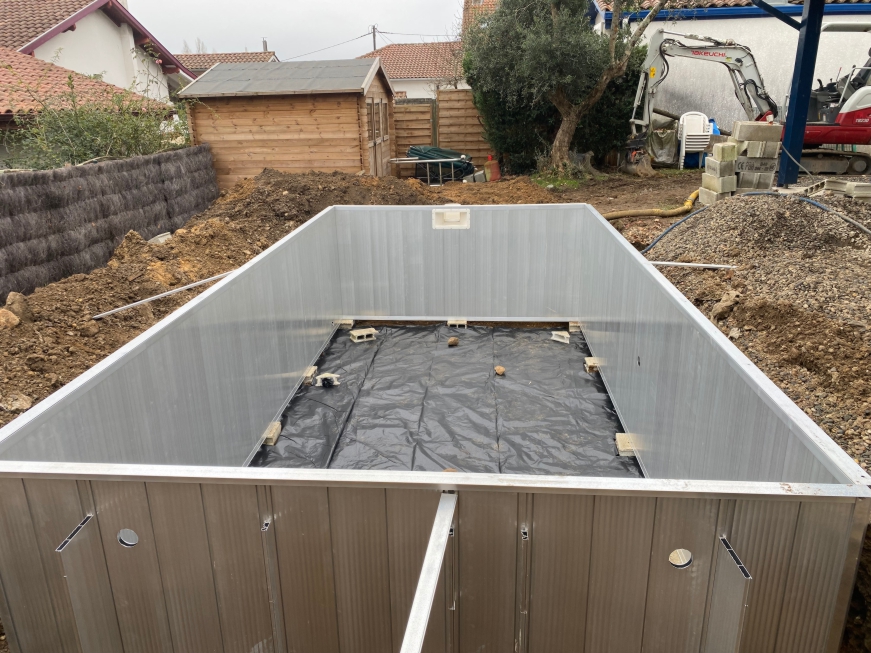 Piscine aluminium Anglet Pyrenees Atlantiques Aquattitude