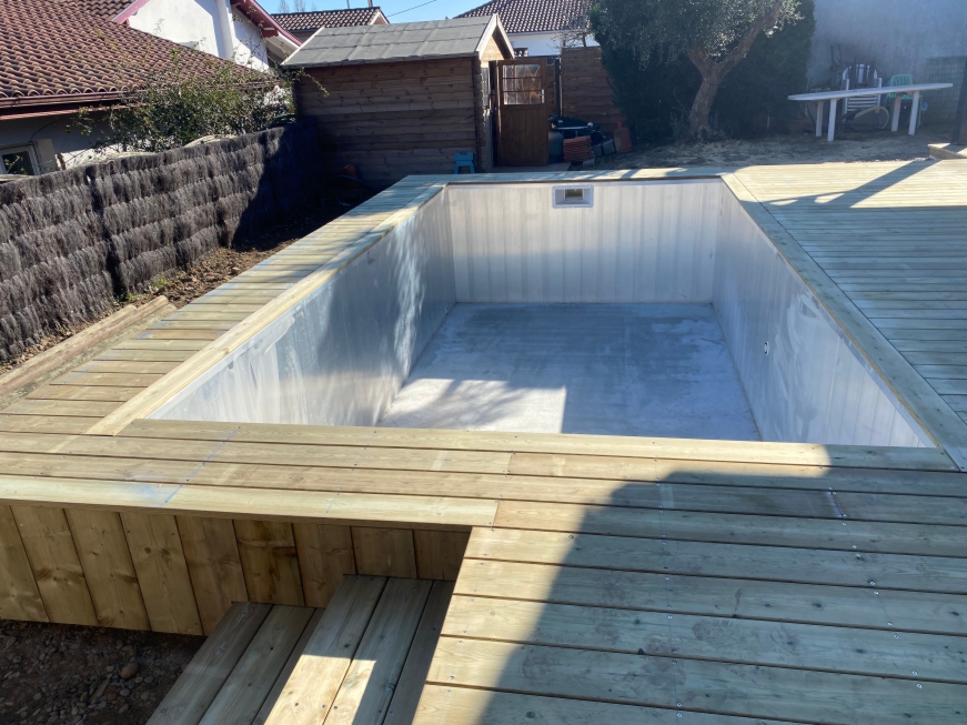 Piscine aluminium liner Anglet Pyrenees Atlantiques Aquattitude
